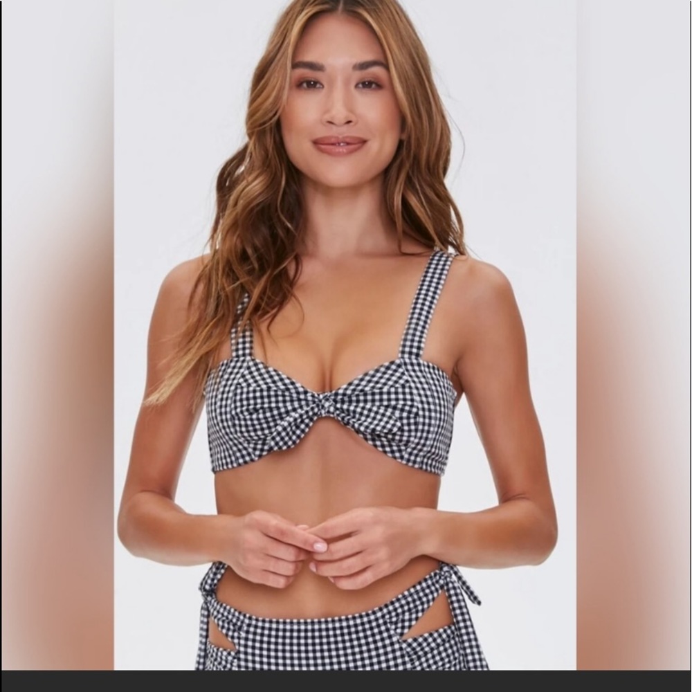 Gingham Bikini high waisted